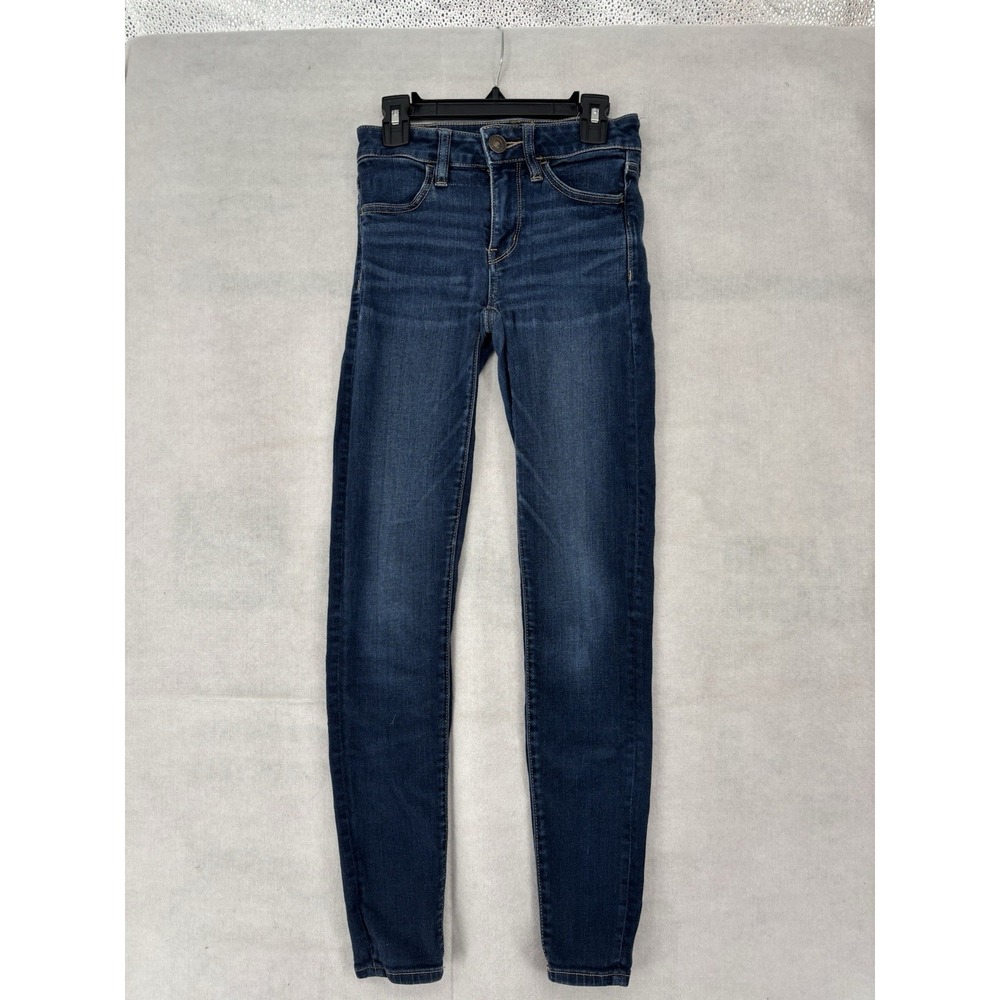 American Eagle The Next Level Stretch Women's Sz 00 (24x27) Med Wash